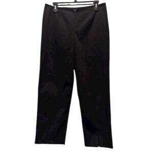 Classic Black Full Length Straight Leg Pants Women’s 10 Minimal Workwear Staple
